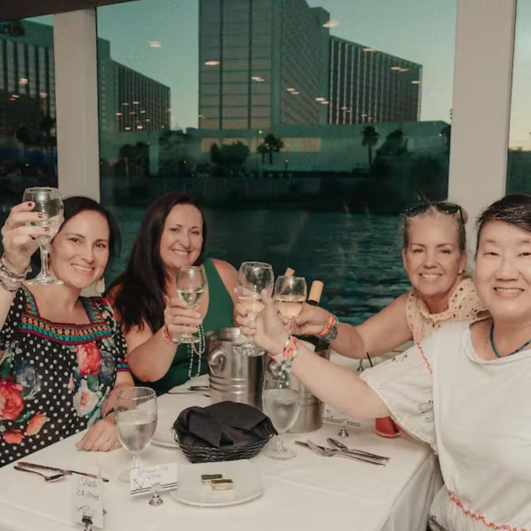 a group of people posing for the camera