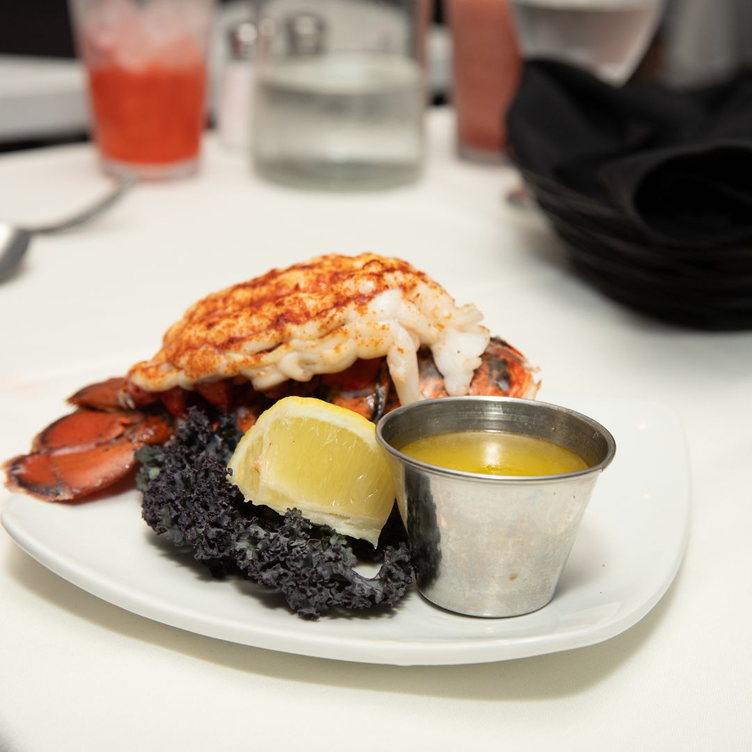 a plate of food on a table