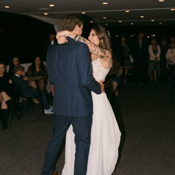 a person standing in a room